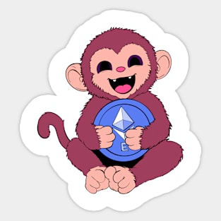 Eth Monkey Sticker